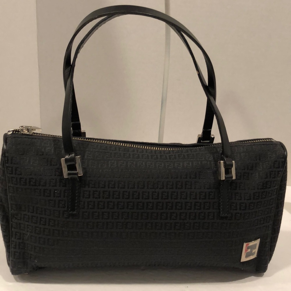 Fendi baby zucchini fabric satchel “the best size